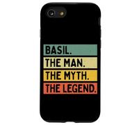 Basil The Man The Myth The Legend Citation personnalisée Amusante Coque pour iPhone SE (2020) / 7/8