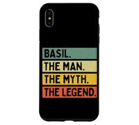 Basil The Man The Myth The Legend Citation personnalisée Amusante Coque pour iPhone XS Max