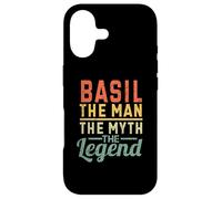 Basil The Man The Myth The Legend Nom Basil Coque pour iPhone 17