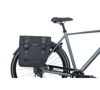 Basil Tour XL Borsa doppia per Bicicletta Unisex Adulto, Nero, 35 litri
