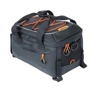 Basil Sac porte-bagages Miles en bâche 7 l Noir/Orange