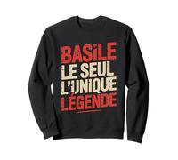Basile Homme Humour Idée Cadeau Humoristique Drôle Sweatshirt