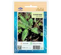 Basilic Thai Rouge Sacré - Red Holy Basil - Sachet de 750 Graines, Basilic Thaïlandais Rouge CHIA TAI