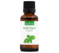 BASILIC TROPICAL BIO - 30mL - Huile Essentielle de Qualité Premium - 100% Pure, Naturelle, garantie ChromaCert® - Chémotypée & Intégrale