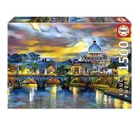 Basilique Saint-Pierre Et Pont Saint-Ange - Puzzle De 1500 Pieces