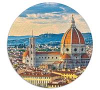 Basilique Saint-Pierre, Italie 1000 Pièces Jigsaw Puzzles bâtiment Puzzle Rond pour Enfants Décompression Jeu D'Intelligence De l'art De La DécoRat ION Moderne 1000pcs (67.5x67.5cm)