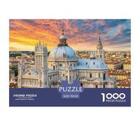Basilique Saint-Pierre, Italie 1000 Pièces Puzzle bâtiment pour Adultes, Parfait pour Les Amateurs De Puzzles, Cadeau d'anniversaire, Jeux Éducatif, Qualité Premium 70x50cm/1000pcs