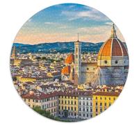 Basilique Saint-Pierre, Italie 1000 Pièces Puzzles Classiques bâtiment Puzzle Circulaire pour Enfants Décompression Jeu D'Intelligence De l'art De La DécoRat ION Moderne 1000pcs (67.5x67