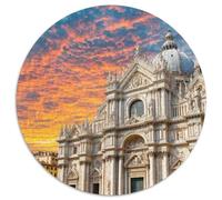 Basilique Saint-Pierre, Italie 1000 Pièces Puzzles Classiques bâtiment Puzzle Rond pour Adultes Et Enfants Cadeaux Jeu D'Intelligence De l'art De La DécoRat ION Moderne 1000pcs (67.5x67.