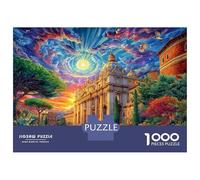 Basilique Saint-Pierre Puzzle 1000 Pièces, Difficile Puzzles pour Adults Enfant, Jeu De Défi Intellectuel 38x26cm/1000pcs