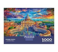 Basilique Saint-Pierre Puzzle 1000 Pièces pour Adults Et Enfants, Jeu De Défi Intellectuel Puzzles70x50cm/1000pcs