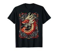 Basilisk Mythique Motif Fantasy Illustration Basilisk T-Shirt