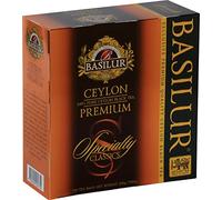 Basilur Collection Specialty Classics « Orange Pekoe » - 100 sachets de thé avec ficelle et étiquette