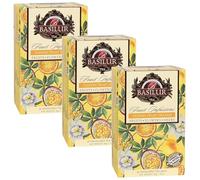 BASILUR Fruit Infusions - Infusion de fruit décaféinée à l'arôme de fruit de la passion, de mandarine et d'agrumes, 20x2 g (3)