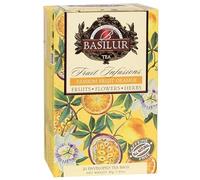 BASILUR Fruit Infusions - Infusion de fruit décaféinée à l'arôme de fruit de la passion, de mandarine et d'agrumes, 20x2 g (1)