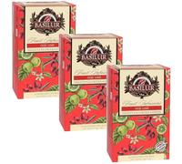 BASILUR Fruit Infusions - Infusion de fruits - Thé de fruits décaféiné à l'arôme naturel de goji, de citron de 20x2 g (3)