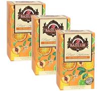 BASILUR Fruit Infusions - Thé aux fruits sans caféine aromatisé aux fruits tropicaux et agrumes, en sachets 20 x 2 g (3)