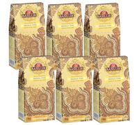 BASILUR Masala Chai - Thé noir de Ceylan en feuilles avec arôme naturel d'épices, 100 g (x6)