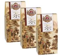 BASILUR Pu Erh Tea -Thé rouge chinois au goût et à l'arôme fumé 100 g (x3)