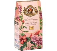 Basilur - Vintage Blossoms - Sachet Rose Fantasy - 75 g de thé vert Ceylon Young Hyson