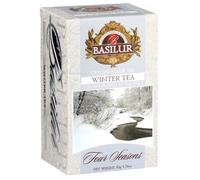 BASILUR Winter Tea - Thé noir de Ceylan aux fruits de canneberge en sachets, 25 sachetsx2g