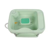 Basin de Lavage des Cheveux, Hauteur Réglable Confortable Coiffure au Lit de Lavage Portable Réutilisable Robusable pour Les Personnes âgées, Handicap, Handicapés, Femmes Enceintes, Enfants (Green)