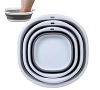 Basin De Lavage Pliable En 3 Pièces - Bassin De Compression En Plastique De Voyage, Cuve À Vaisselle Pliable Pour Laver La Vaisselle | Ensemble De Baignoires De Lavage Portable Pour Le Camping, La