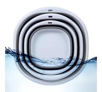 Basin de lavage portable à linge - Ensemble de lavabo de longue durée, bassin de lavage pliable | Évier pliable confortable, rangement d'économie d'espace pour la vaisselle, les fruits et le camping,