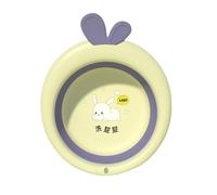 Basin De Lavage Pour Bébé Pliable - Lavabo À Pied Du Visage Pliable, Baignoires De Bains De Dessins Animés Épaissis | Bassin De Lavages Pliants Portables Pour Le Bain Pour Nourrissons, Les Voyages, L'