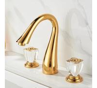 Basin Tap Tap de bassin Tap pour salles de bains à 3 trous Tap pour le bassin pour salles de bains à double levier à trois trous en laiton chaud et en laiton fabriqué en Chine Beauty Comes