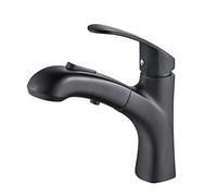 Basin Taps with Pull Out Spray Multifunction Sink Faucet Brass Hot Water and Cold Water Bathroom Basin Faucet-Black