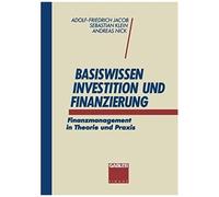 Basiswissen Investition Und Finanzierung
