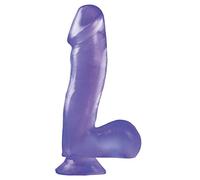 Basix Rubber Works Gode Réaliste avec Ventouse Violet 6.5"