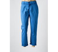 bask in the sun pantalons homme de couleur bleu
