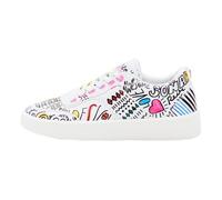 Basket à Lacets - DESIGUAL - Fancy Lettering - Femme - Blanc/multi 37