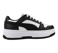 PUMA Rebound Baskets pour Femme JR, Blanc et Noir, 38 EU, Puma White Puma Black, 38.5 EU