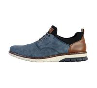 Rieker Chaussure de sport à lacets – bleu chiné / brocart / noir – Taille 43