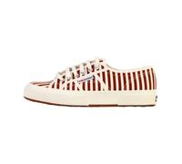 Basket à Lacets Superga Stripes Print - Blanc cassé/Rouge 36