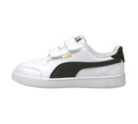 Basket à Scratch Junior Puma Shuffle V Inf - Blanc/Noir/Or 33