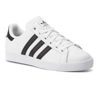BASKET - ADIDAS - COAST STAR J blanc-noir - Adulte - Mixte - Cuir - Lacets - Plat 37