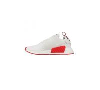 Basket adidas Originals NMD R2 Primeknit - BA7253 - Blanc, Rouge - Homme 39 1/3