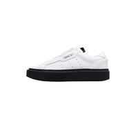 Basket adidas Originals SLEEK SUPER ZIP - Blanc - Cuir - Fermeture Zip 36