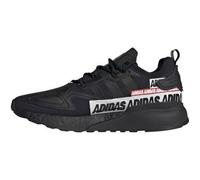 adidas Originals ZX 2K Boost Baskets Basses À Lacets Hommes, Noir/Blanc/Rouge, 45 1/3