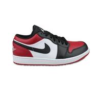 Basket Air Jordan 1 Low Bred Toe Rouge - NIKE - 553558-612 - Cuir - Homme 43