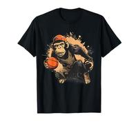 Basket Animal Art Nature Panier de Basketball Singe T-Shirt