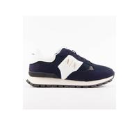 Armani Exchange Baskets XUX181 pour homme, Bleu marine et blanc., 44 EU