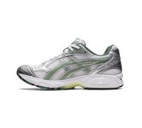Basket Asics GEL KAYANO 14 - Ref : 1201A019-107. Couleur : Blanc, Bleu. Détails. - Tige en mesh, synthétique - Rembourrage en 42