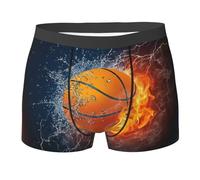 Basket-Ball dans l'eau et Le feu, sous-vêtements Boxers pour Hommes, Confortables, Doux et Extensibles
