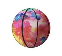 Basket-ball d'entraînement en salle, basket-ball silencieux,Housse en tissu zippée Basketball - Ballon de basket rebondissant avec fermeture éclair pour bois dur, sol, tapis et autres surfaces.