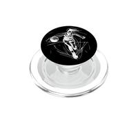 Basket-Ball féminin Esquisse d'un Sport Filles PopSockets PopGrip pour MagSafe
